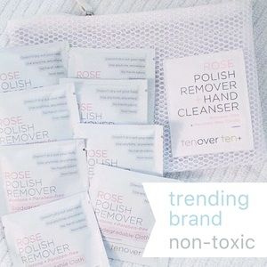 SOLD new: TenOverTen nail polish remover wipes